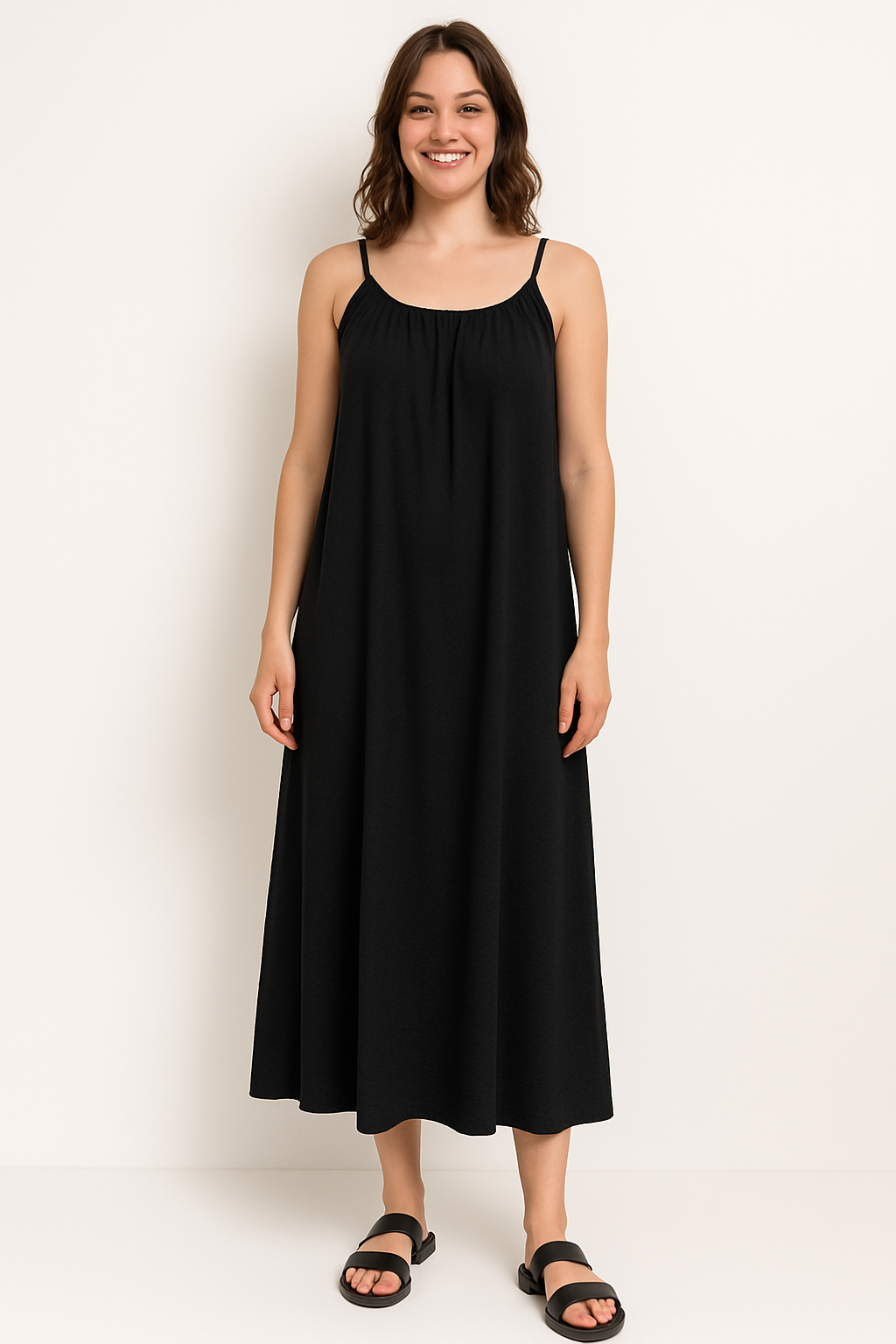 Taylor - Strappy texture dress