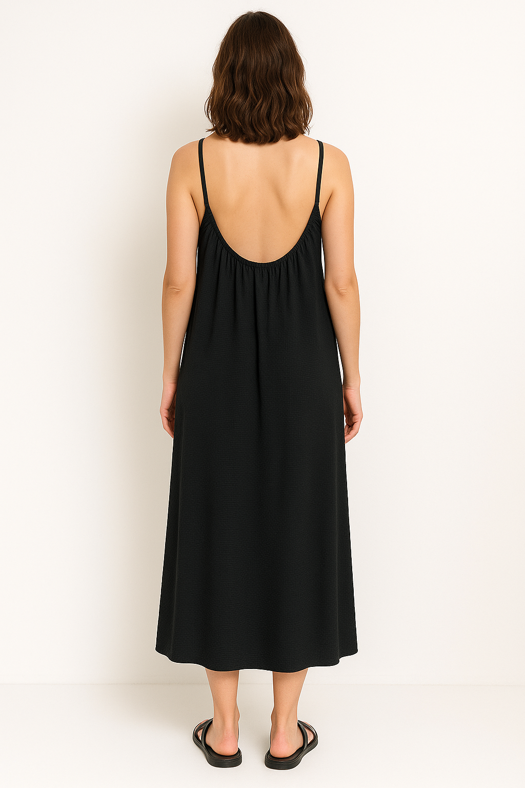 Taylor - Strappy texture dress