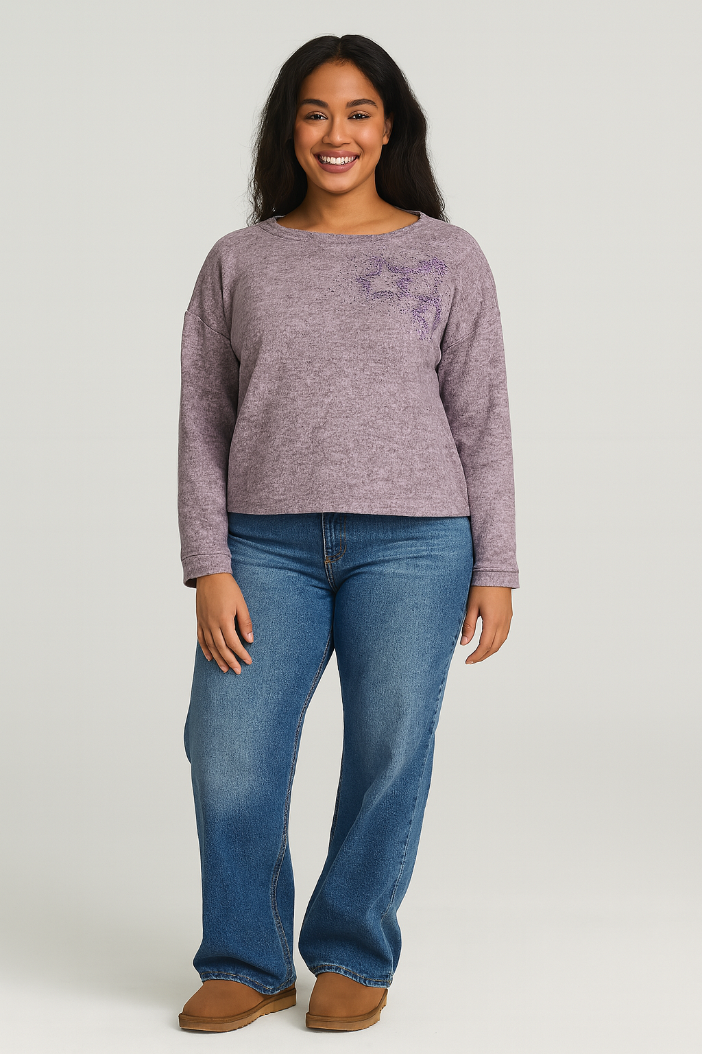 Isla cosy sparkle top