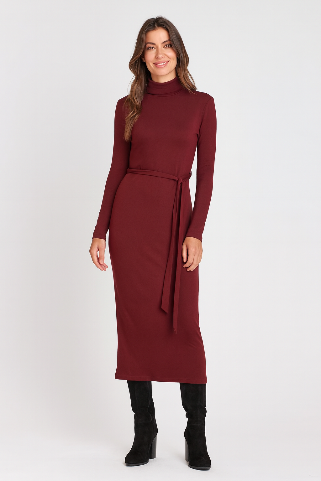 Riley - Rib polo dress