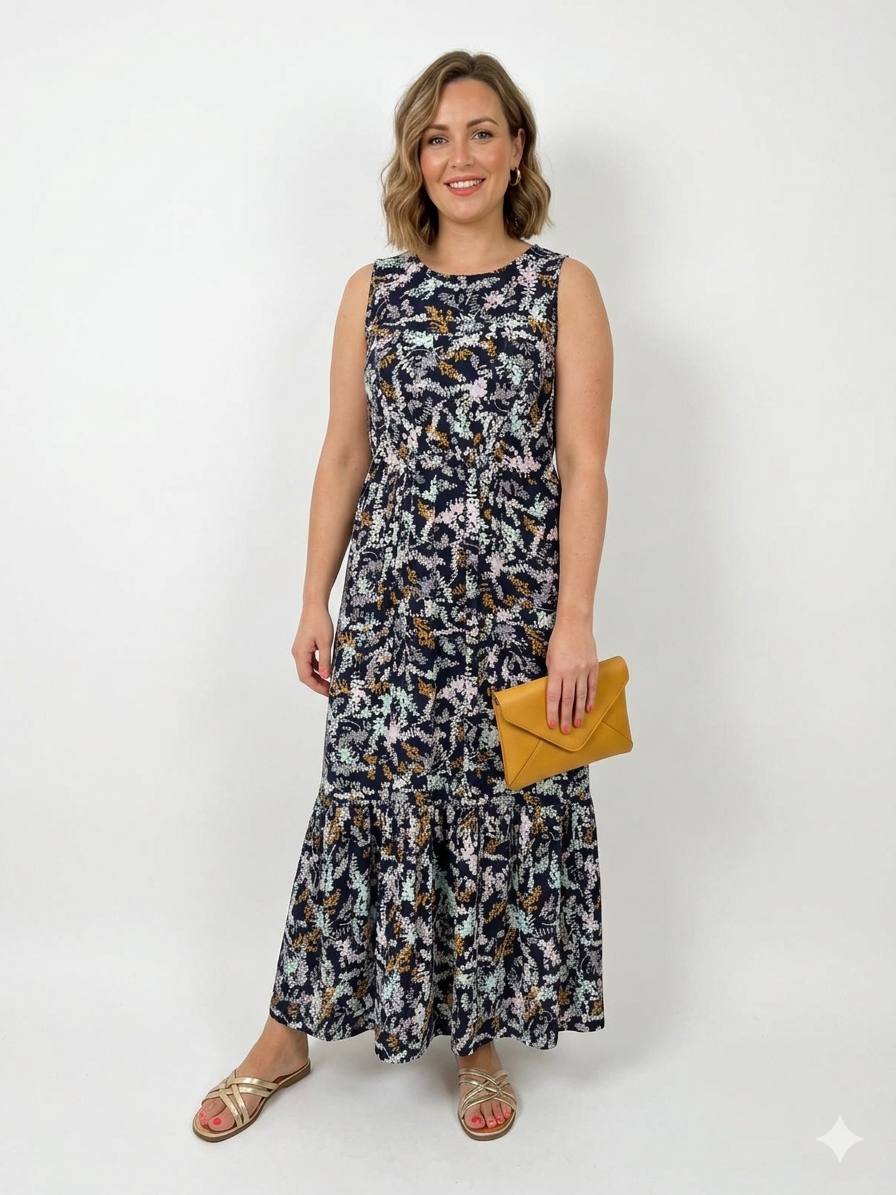 Zella - Waisted maxi dress