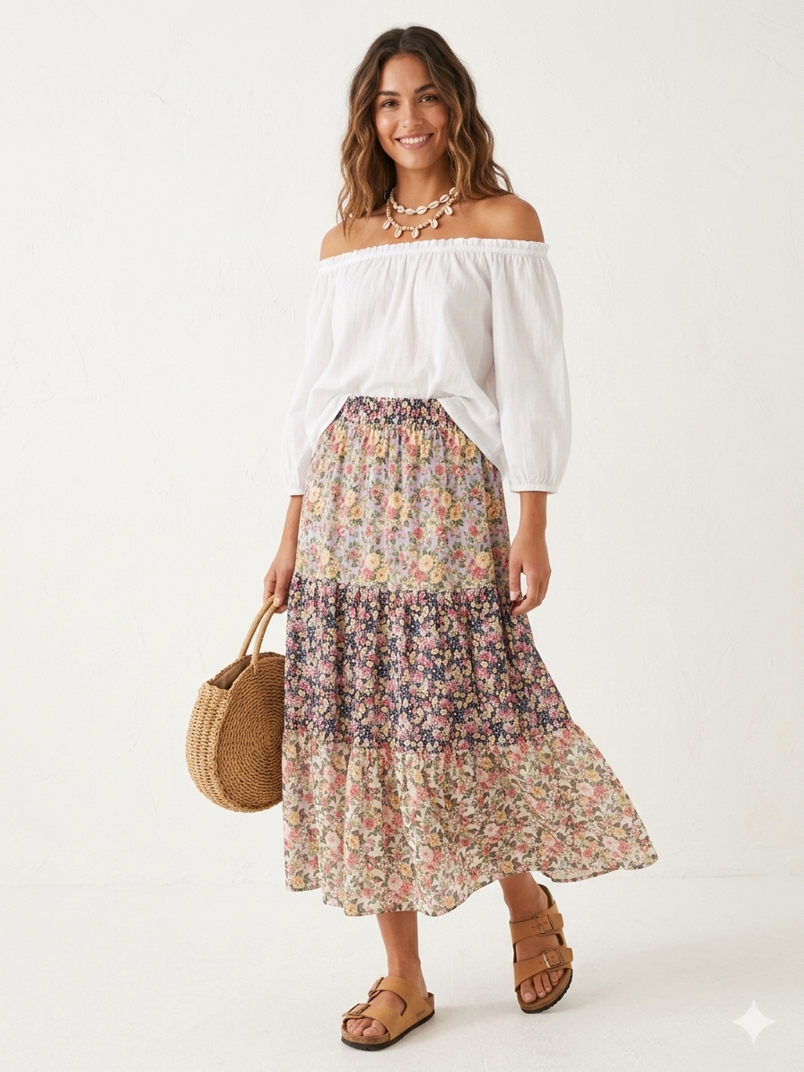 Maisie - Tiered skirt