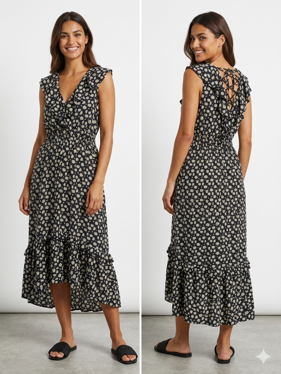 Lucia - Tie back summer dress